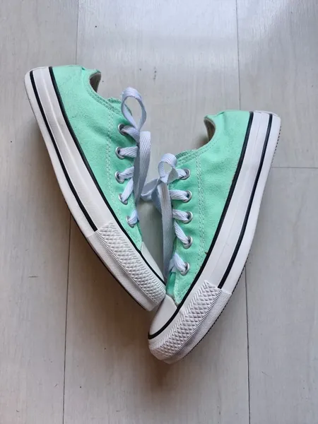 Converse All Star verde agua 34