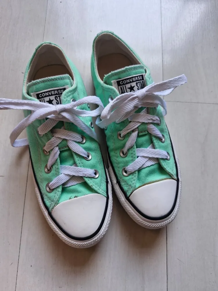 Converse All Star verde agua 34