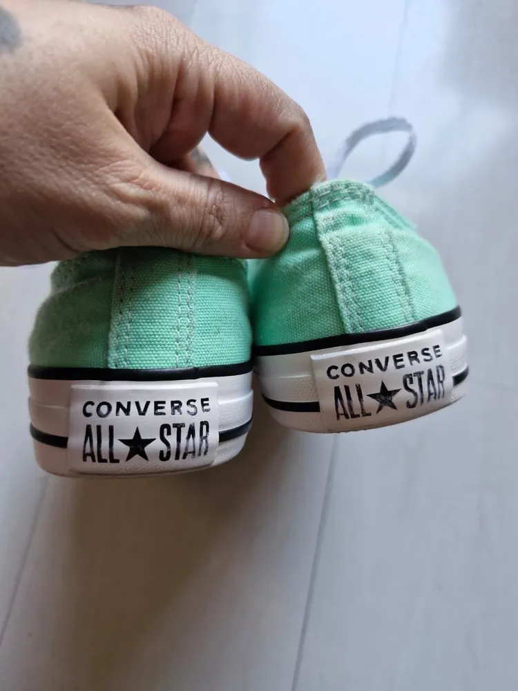 Converse All Star verde agua 34