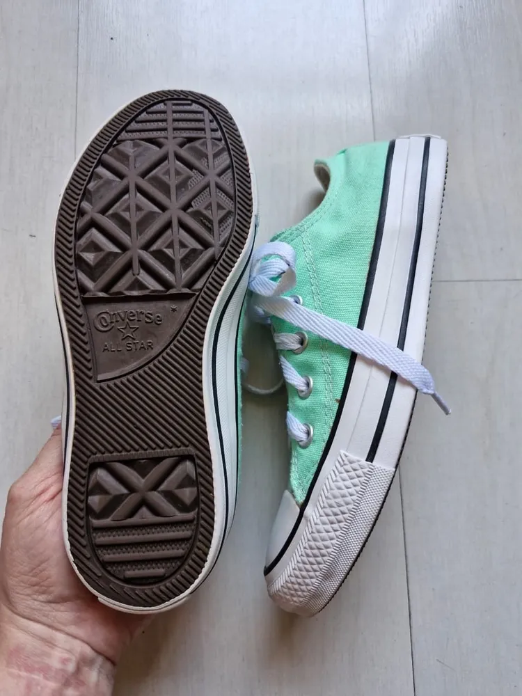 Converse All Star verde agua 34