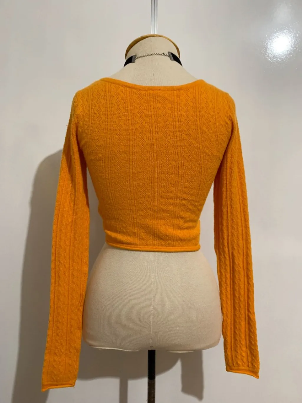 Blusa cropped laranja - tamanho pp