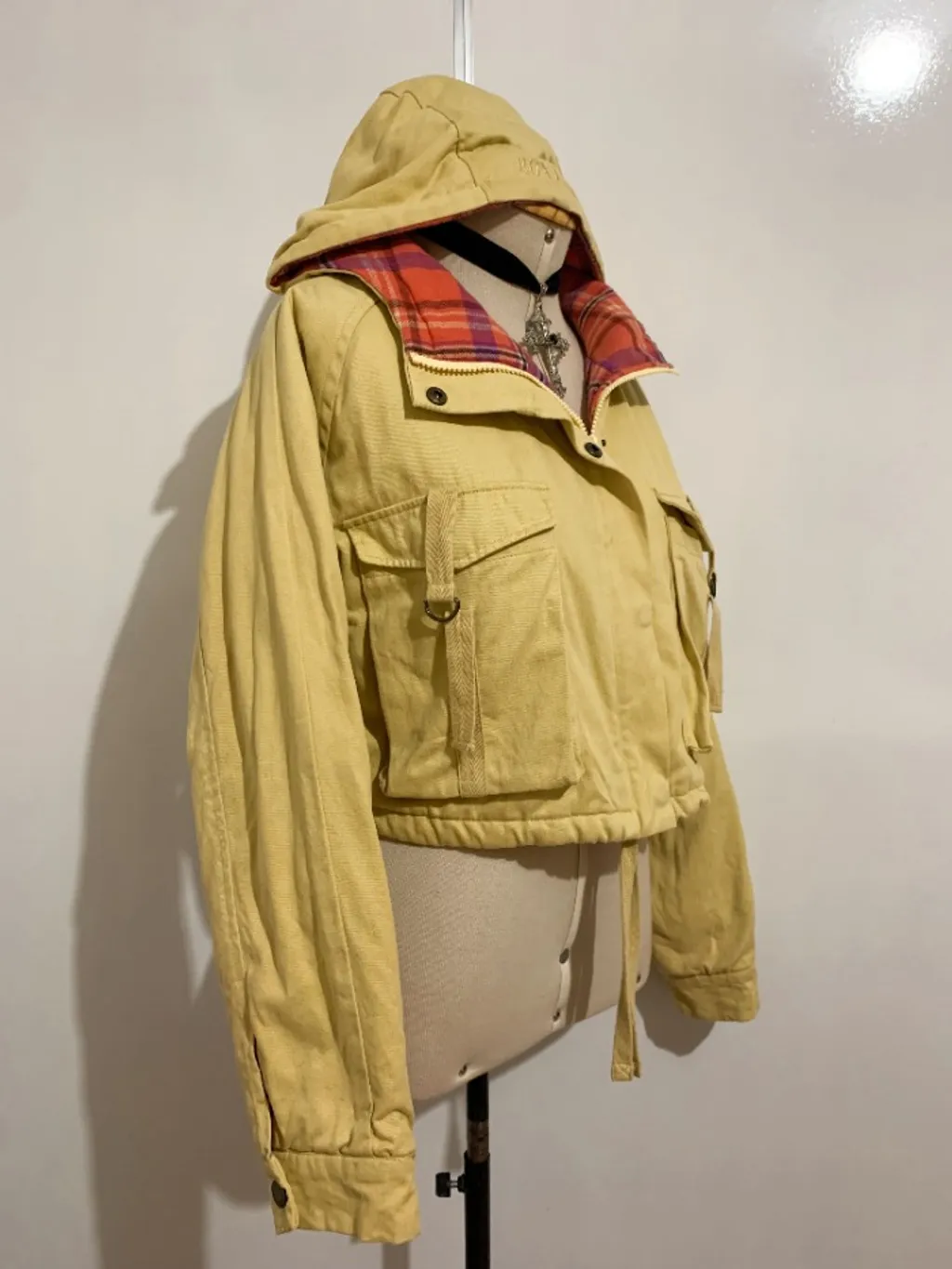 Casaco amarelinho cropped Roxy - Tamanho PP a P