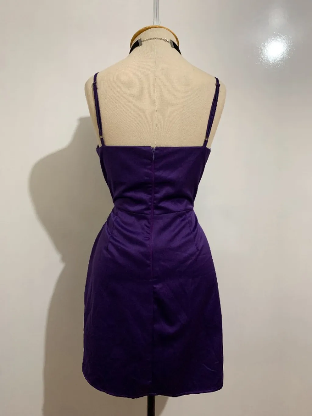 Vestido roxo acetinado BlueSteel - Tamanho M