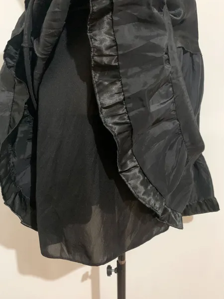 Saia midi preta Just Be - Tamanho 36