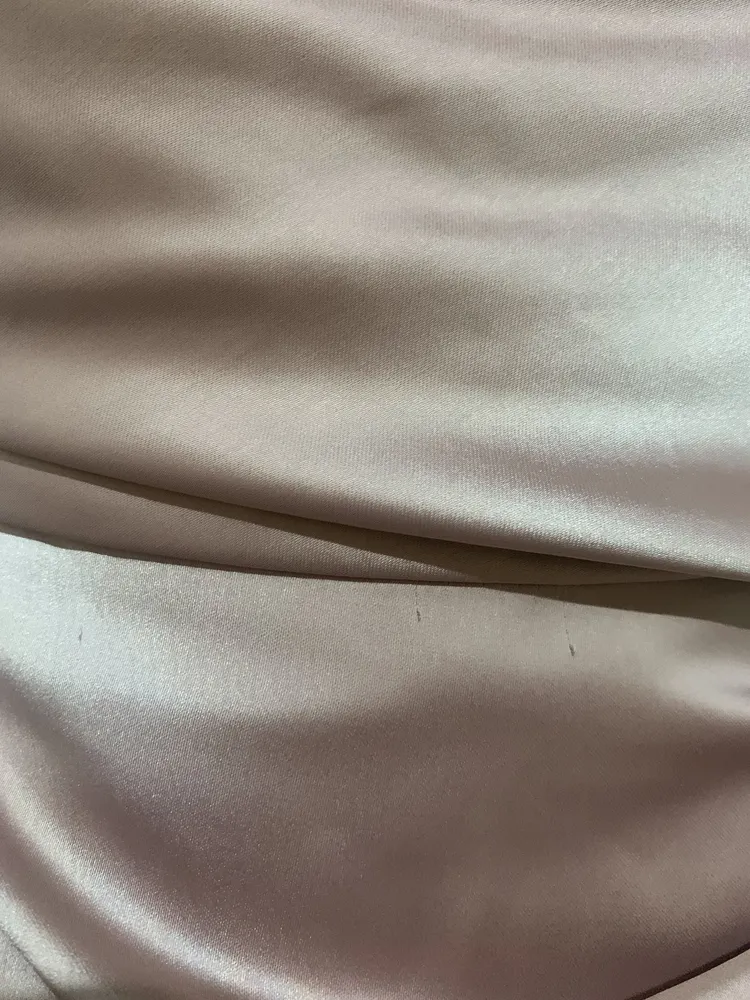 Vestido acetinado rosé - Tamanho PP