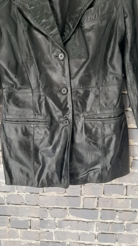 Jaqueta de couro, veste 38