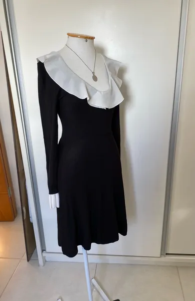 vestido tricô  zara m