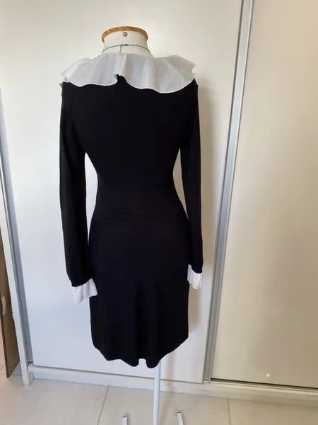 vestido tricô  zara m