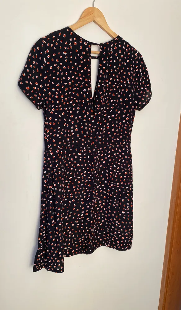 vestido zara estampa leopardo