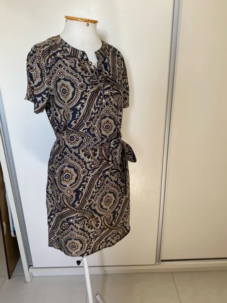 vestido de seda michael kors p