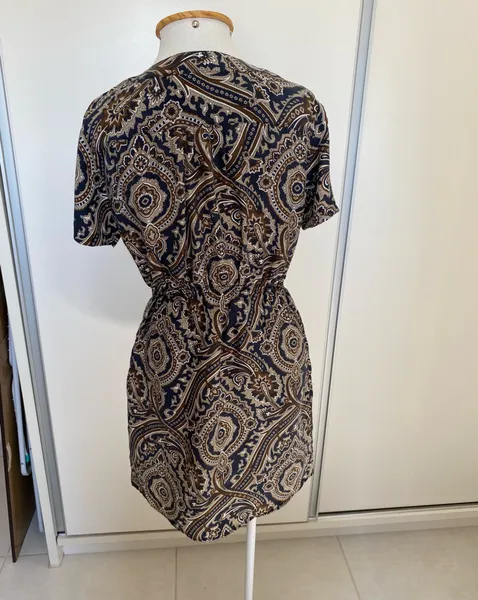 vestido de seda michael kors p