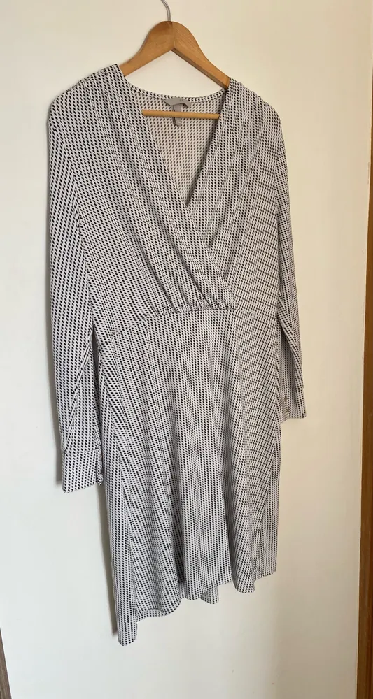 Vestido manga longa H&M