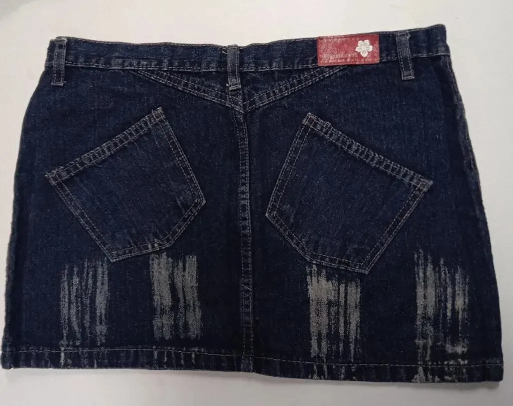 mini saia jeans
