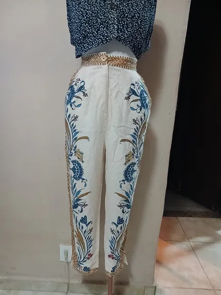 Calça estampada Farm