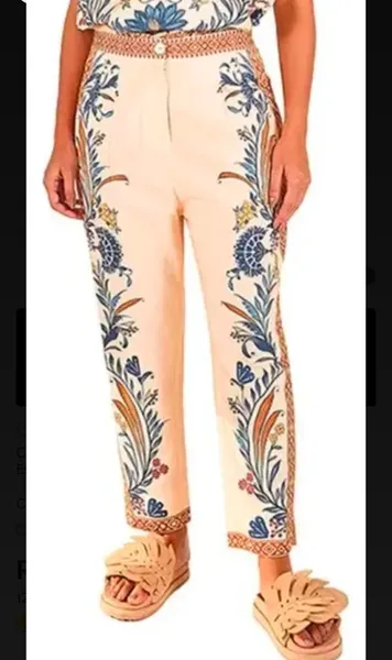 Calça estampada Farm
