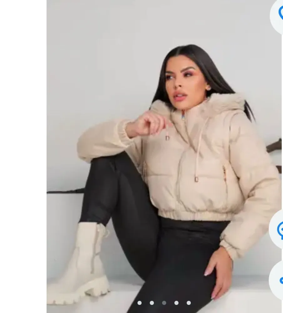jaqueta puffer nude vira colete g couro eco novo na etiqueta