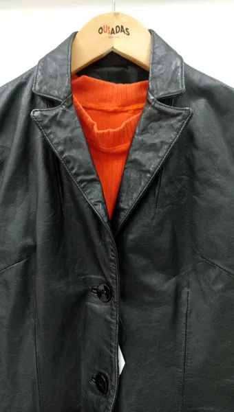Blazer Couro feminino