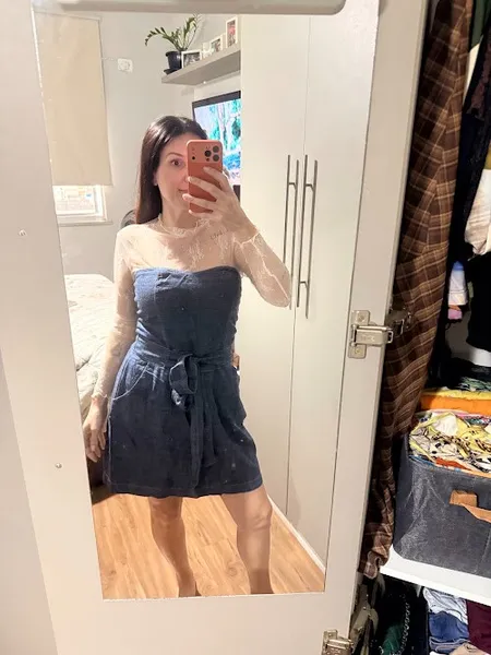 Vestido Jeans Tomara que caia