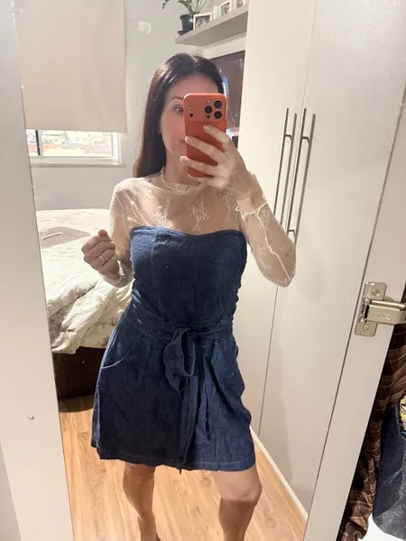 Vestido Jeans Tomara que caia
