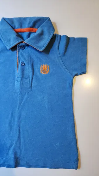polo infantil polo wear azul 2 anos