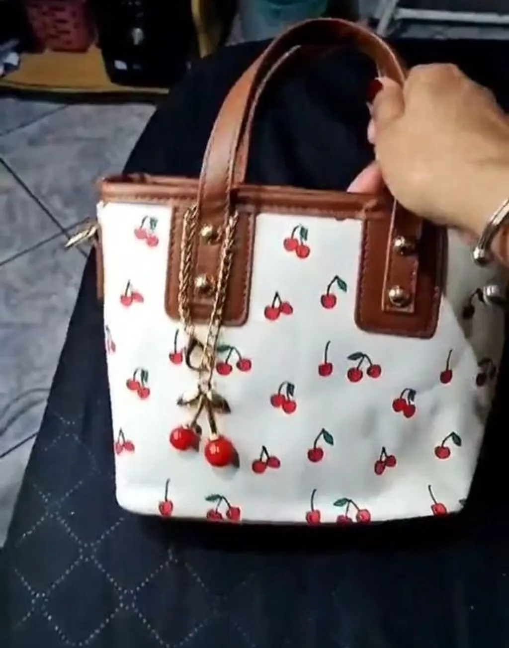 BOLSA PEQUENA CHERRY