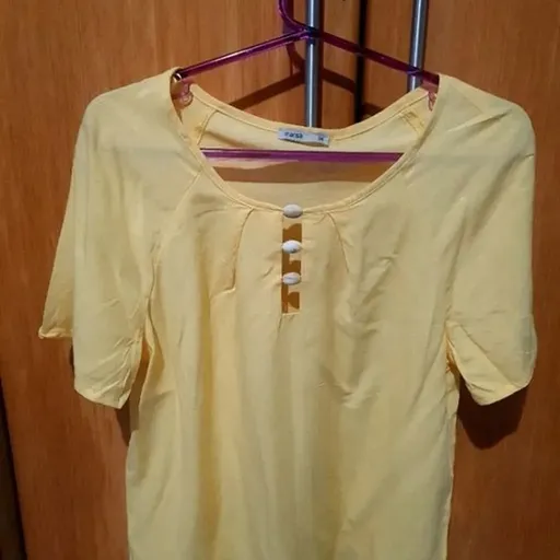 Camisa Manga Curta em Viscose