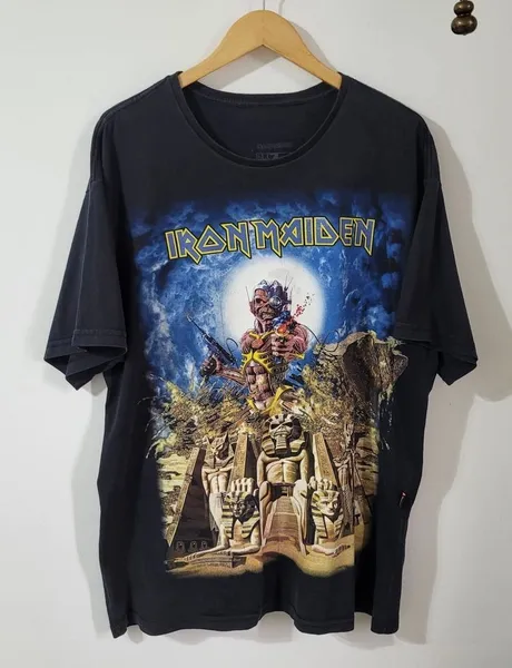 camiseta iron maiden piticas tam xgg