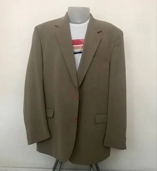 blazer bege vintage  luigi bertolli tam gg