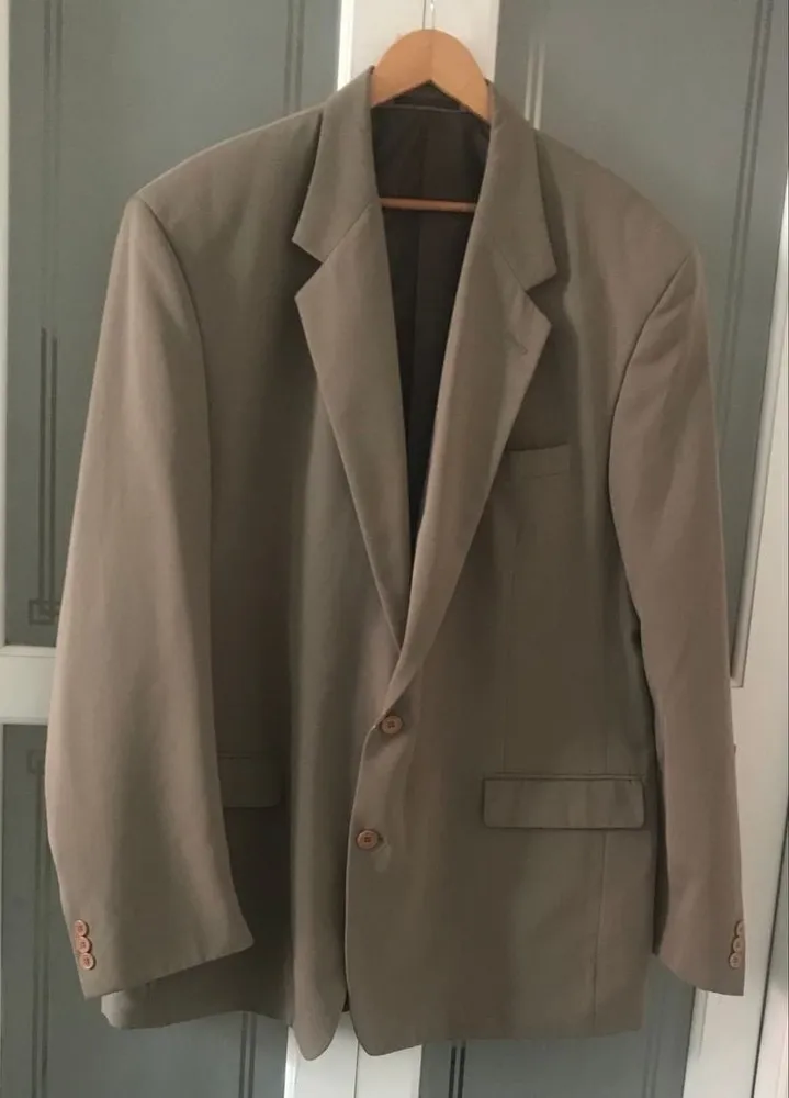 blazer bege vintage  luigi bertolli tam gg