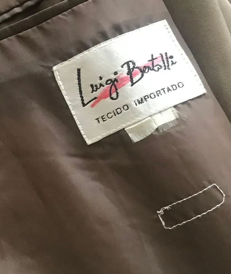 blazer bege vintage  luigi bertolli tam gg