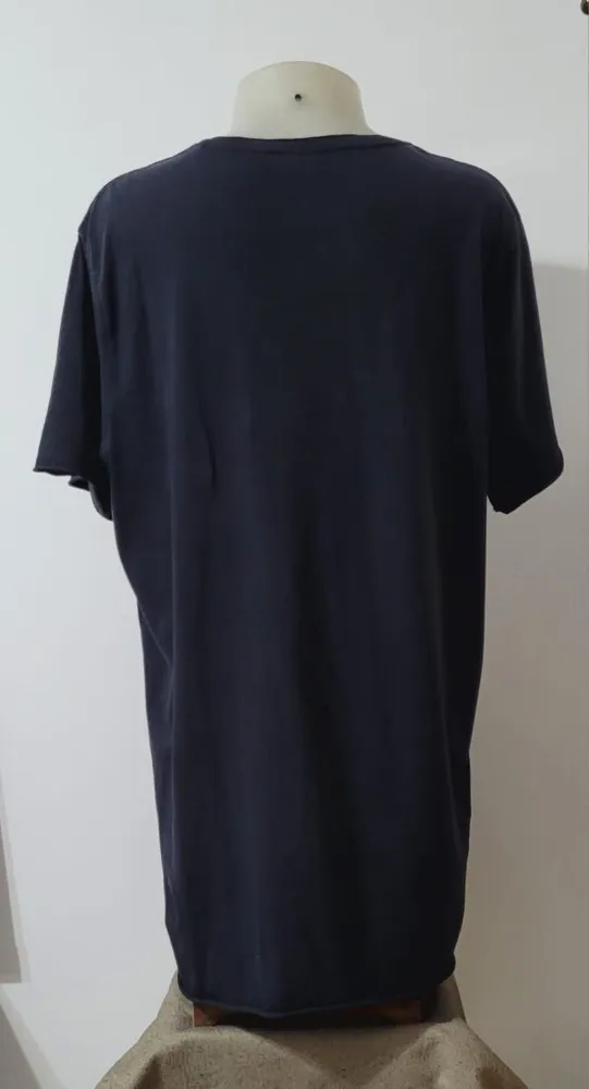camiseta long preta youcom tam gg