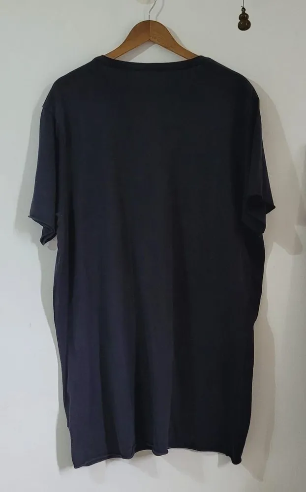 camiseta long preta youcom tam gg