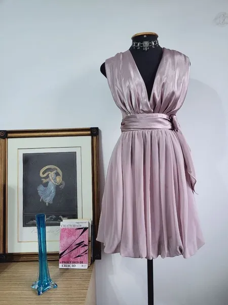 Vestido de Festa Lilás tam P