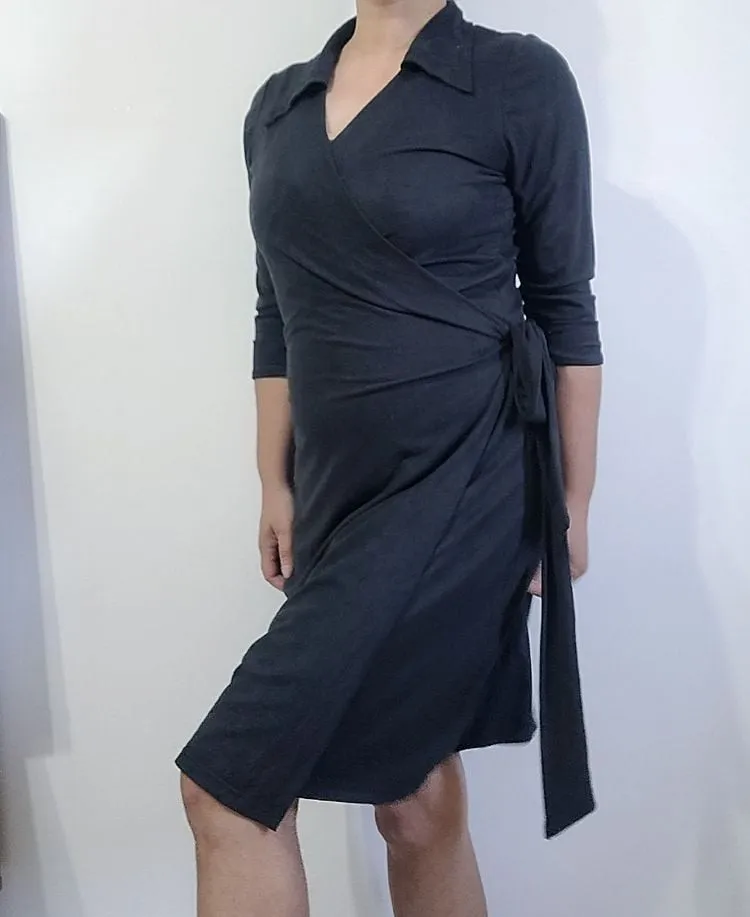vestido preto suede tam M