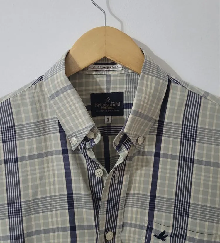 camisa xadrez brooksfield