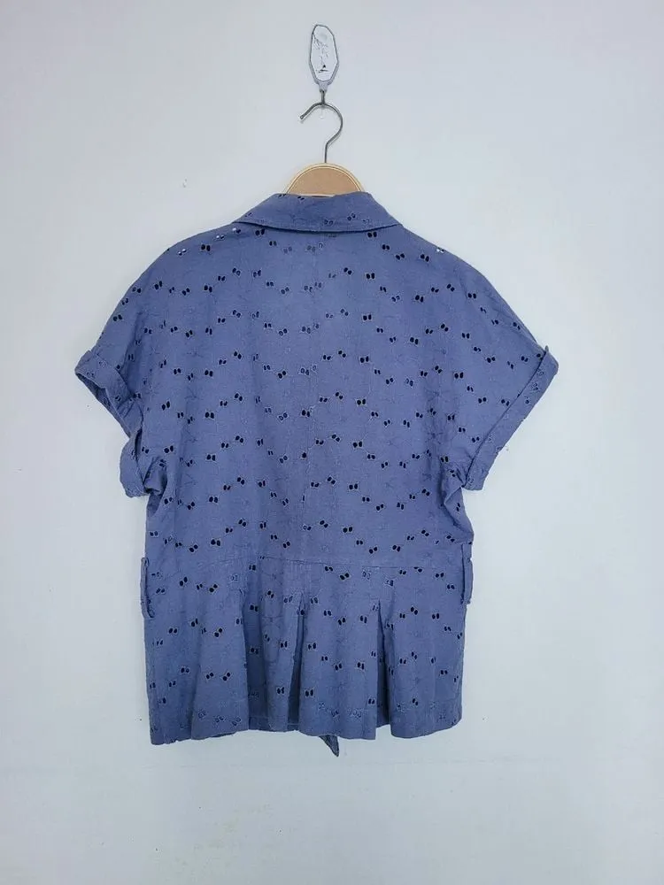 blusa lese azul