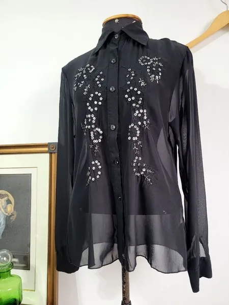 camisa preta miroa
