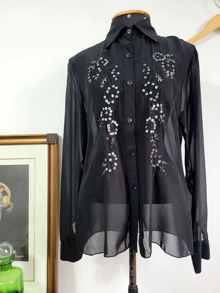 camisa preta miroa
