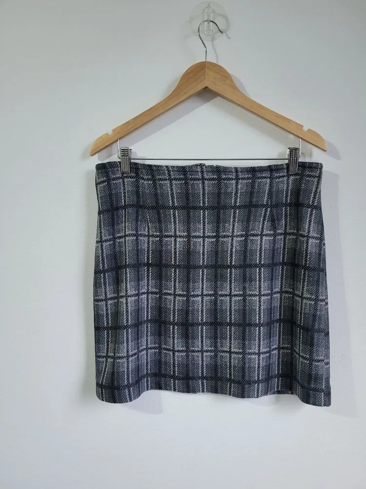 saia flanelada xadrez