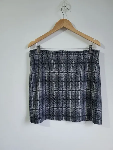 saia flanelada xadrez