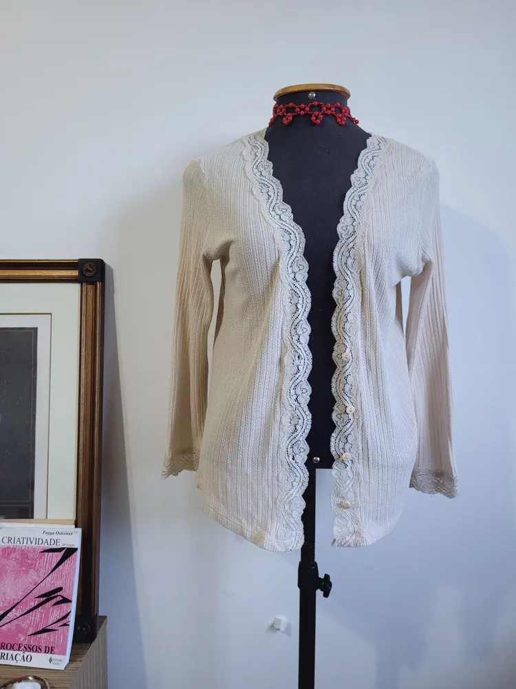 Cardigan Le lis blanc areia