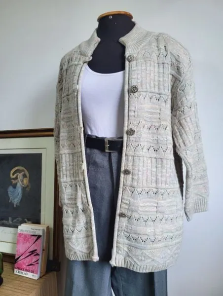 Cardigan tricot vintage