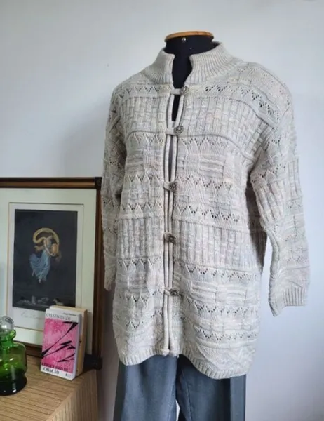 Cardigan tricot vintage