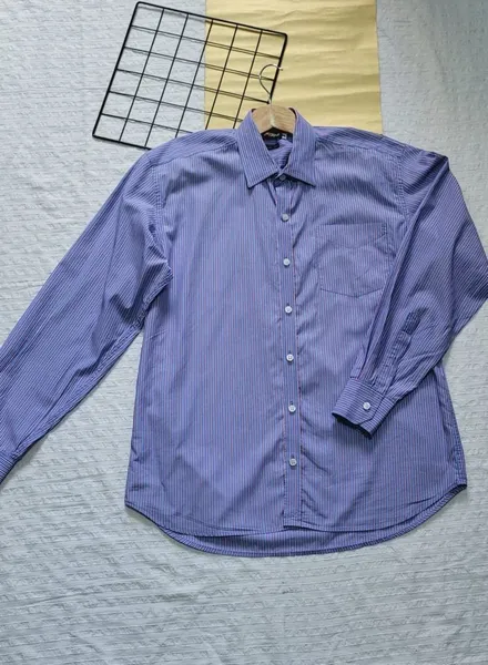 camisa listrada manga longa