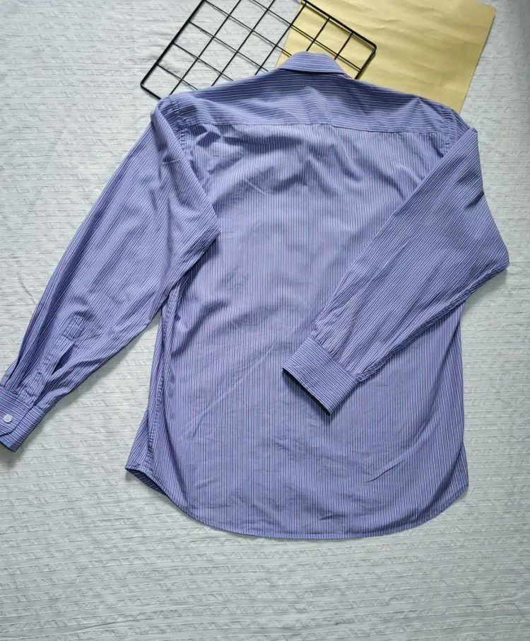 camisa listrada manga longa