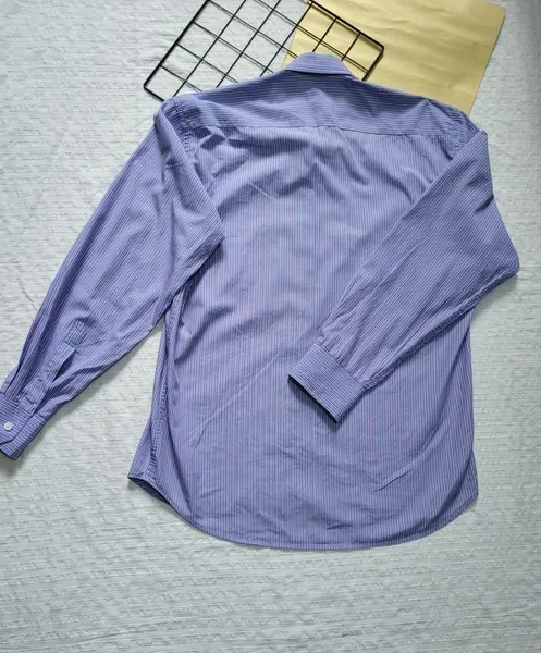 camisa listrada manga longa