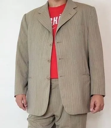 blazer bege quadri