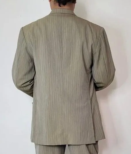 blazer bege quadri