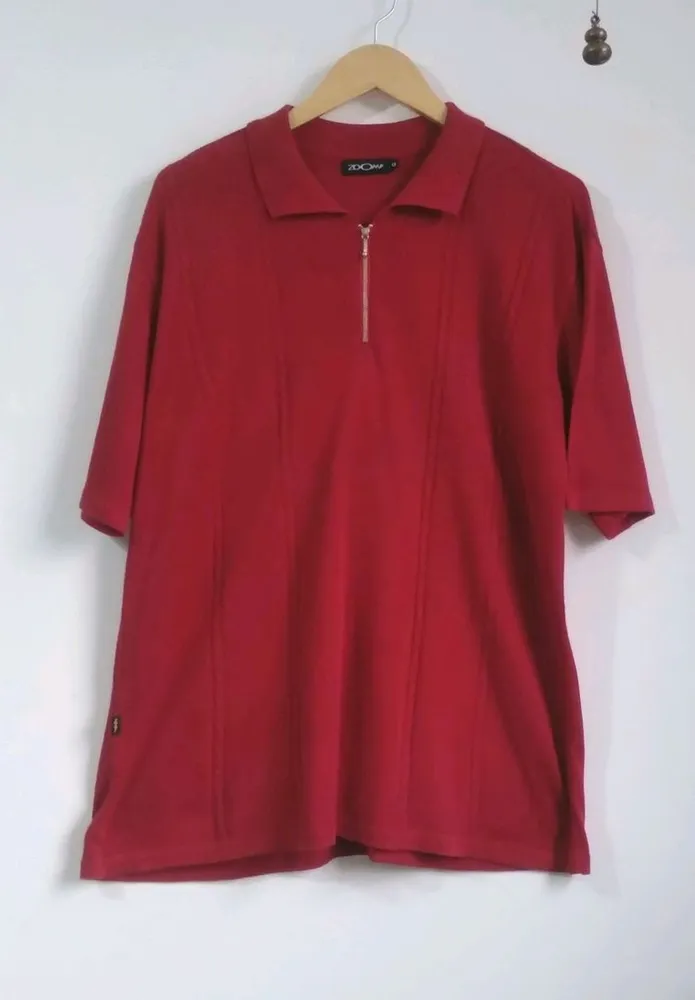 camisa polo zoomp vermelha