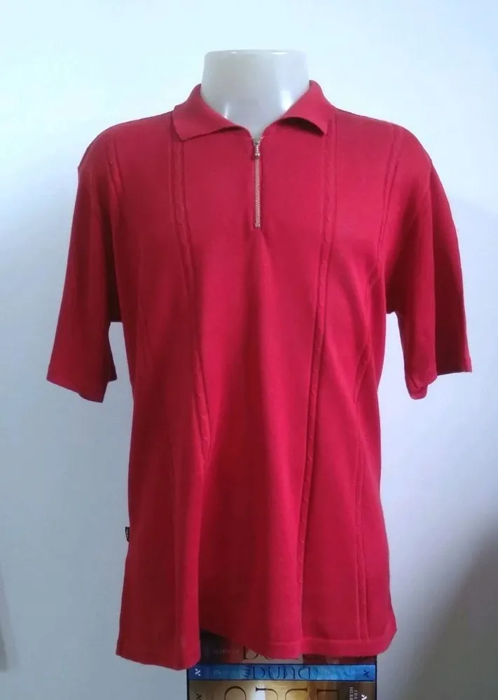 camisa polo zoomp vermelha